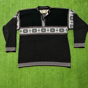 Dale of Norway Men's XXL Wool Ski Sweater Dale Classic *Flaws*